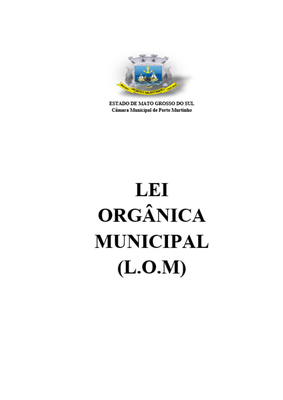 Lei Orgânica Municipal de Porto Murtinho - MS.png