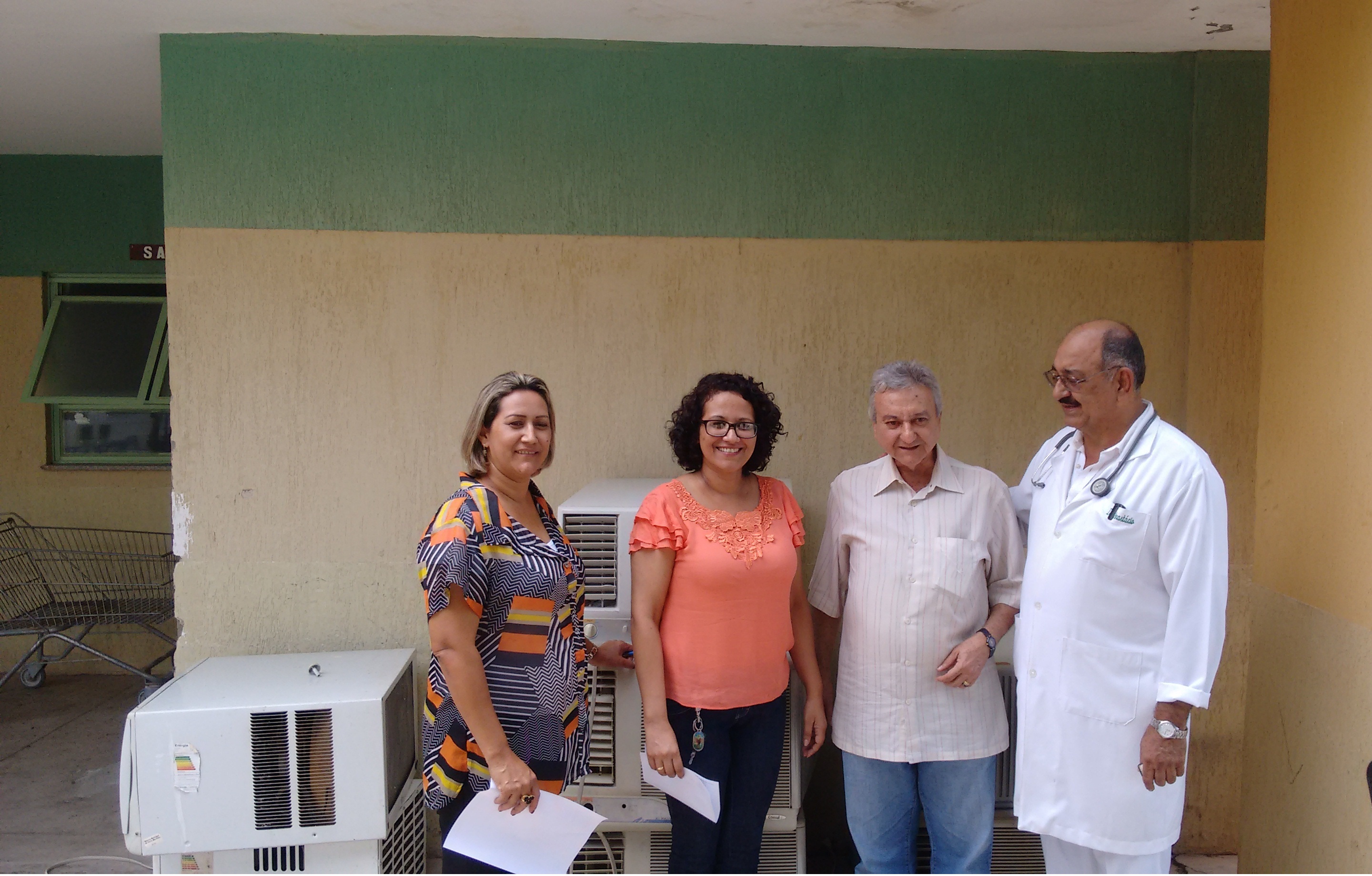 Câmara Municipal realiza doação de sete aparelhos ar condicionado ao Hospital Municipal Oscar Ramires