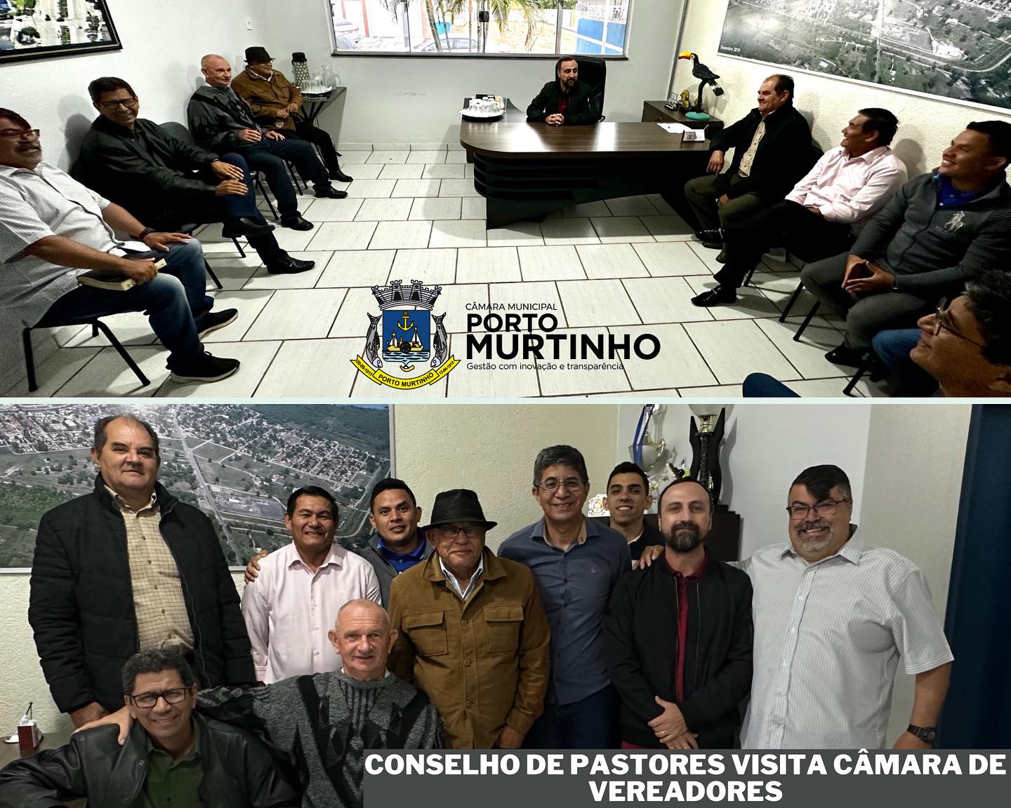 Conselho de Pastores visita Câmara de Vereadores