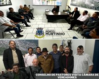 Conselho de Pastores visita Câmara de Vereadores