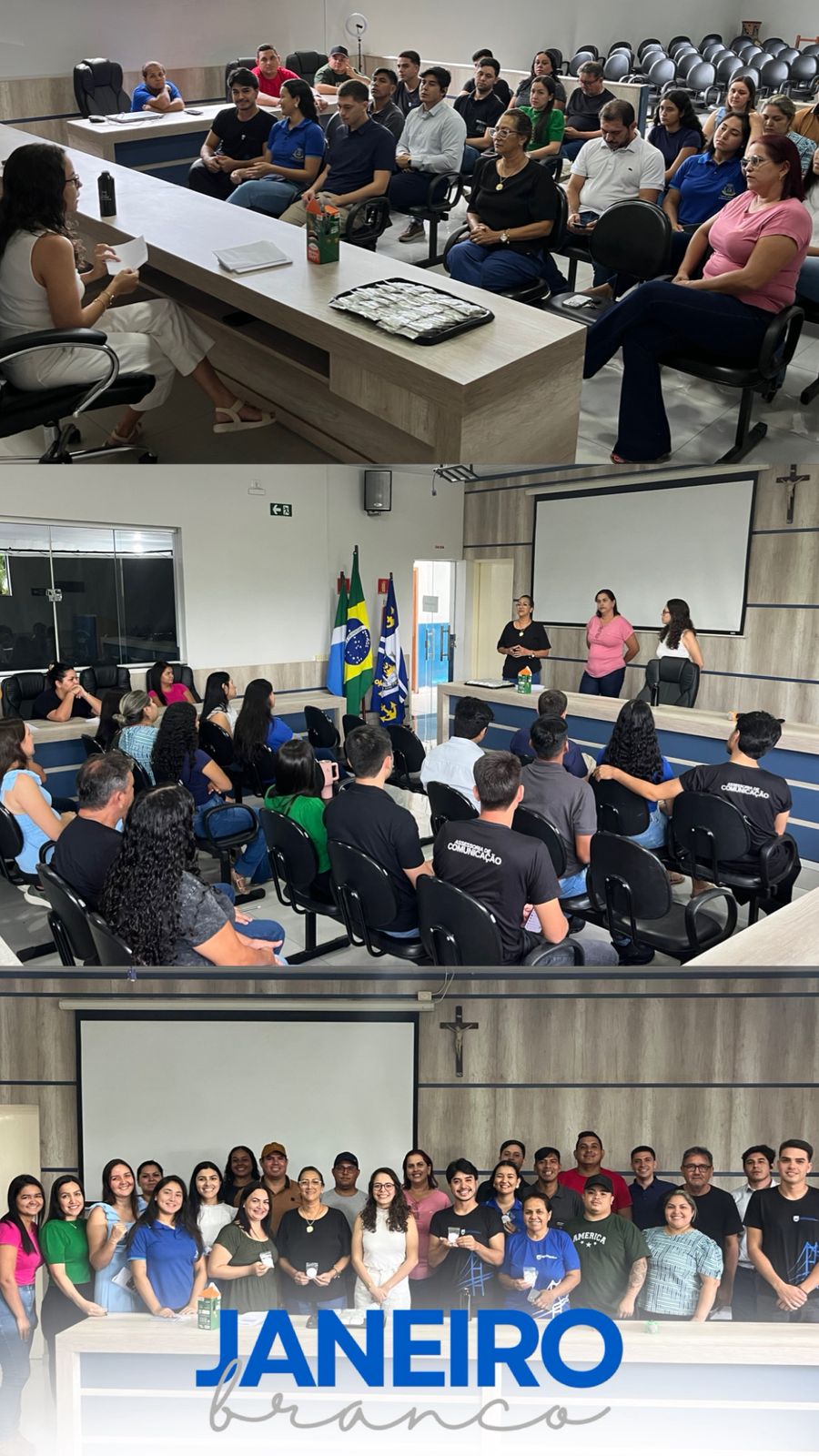 Janeiro Branco: Câmara de Porto Murtinho promove palestra e dinâmica sobre Saúde Mental para servidores