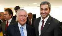 Marito Abdo diz a Temer que quer mais quatro pontes ligando Brasil e Paraguai.  