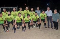 Vereadores participam da inauguração da Iluminação de Led no Campo de Futebol Caveirão