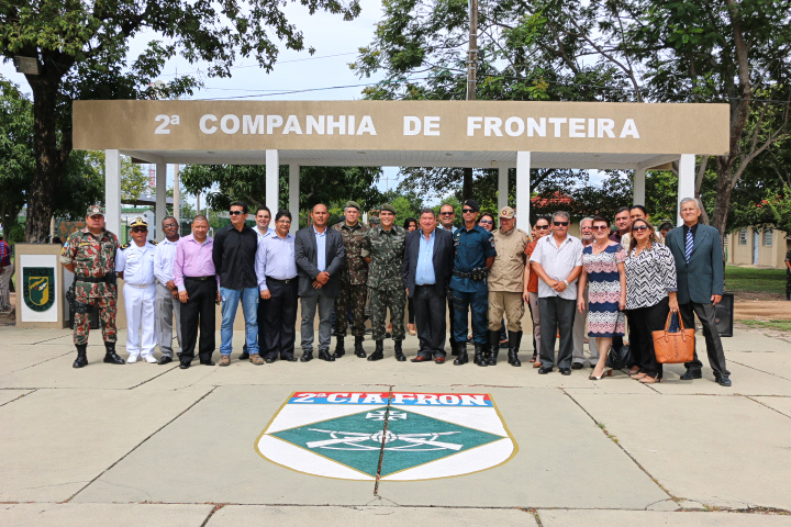 Vereadores participam da Solenidade de incorporação da 2ª CIA de Fronteira.