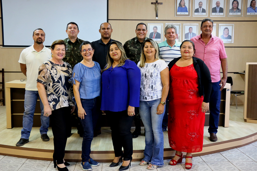 Vereadores recebem Novo comandante da 2ª Cia Fron em Porto Murtinho.