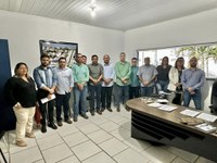 Vereadores se reúnem com equipe da AGESUL e BTG Engenharia